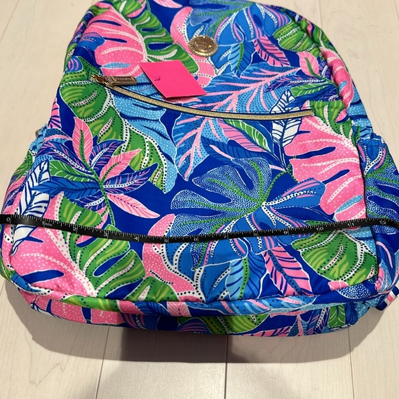 NWT Lilly Pulitzer backpack, and matching water bottle - Picture 9 of 10